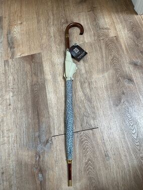 Vintage 70’s Givenchy umbrella New old stock.  With tag.  Luxury brass fittings